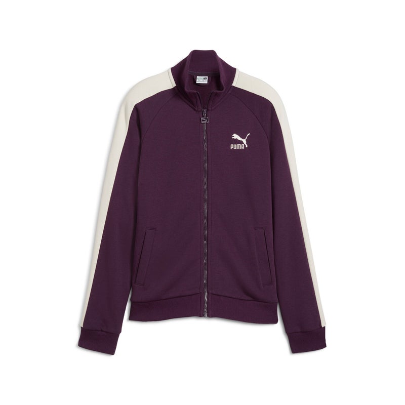 PUMA Classics T7 Track Kids Girls Purple Jacket Youth - Image 4